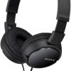 Sony ZX Series Wired On-Ear Headphones, Black MDR-ZX110